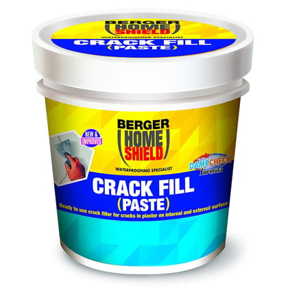 Berger Paints HomeShield Crack Fill Paste 1 Kg - Ready to Use Paste to Fill Cracks in Walls