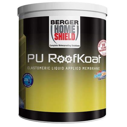 Berger Paints HomeShield PU RoofKoat for Roof Waterproofing - 4 Litre