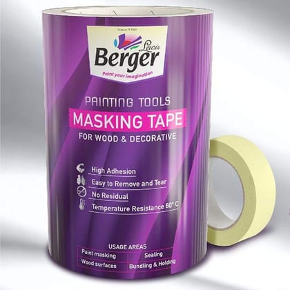 Berger Paints Masking Tapes - 48mm X 20metres -pack of 3 pieces