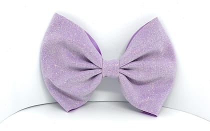 BowBands N Beyond Bow Purple Glitter Alligator Clip For Women / Girls