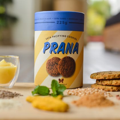 Prana Cookies - Vata Balancing Biscuits For Digestion & Stamina