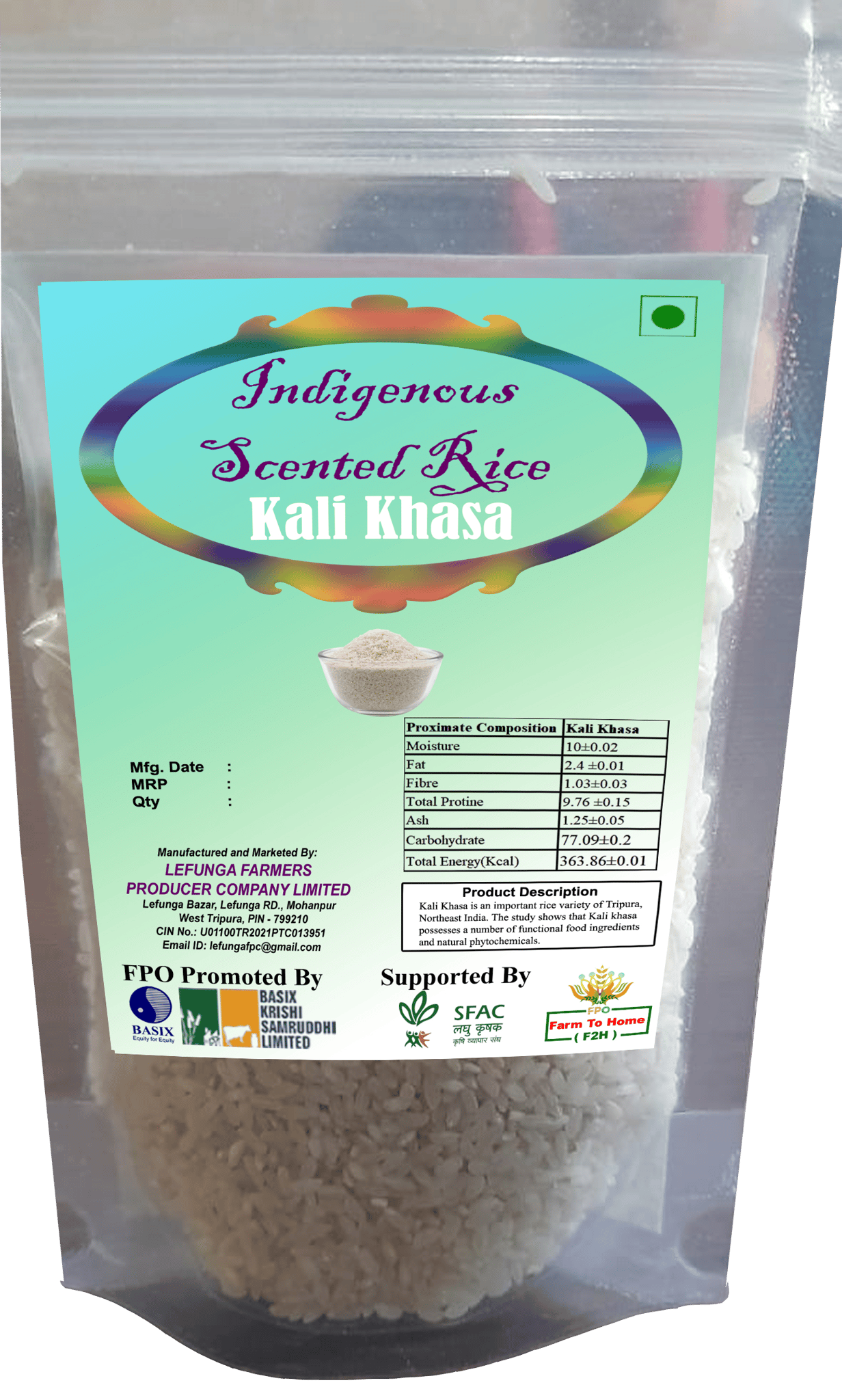 Indigenous Scented Rice | Kali Khasa | 500gm