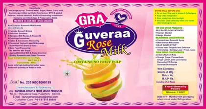 Concentrated Rosemilk Syrup 680ml (2)