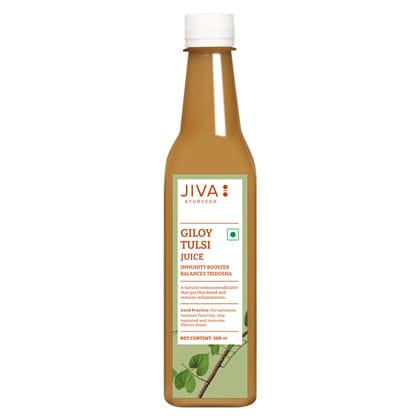 Jiva Giloy Tulsi Juice (Pack of 1 (500 ML))