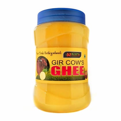 KAPU & RANCHO INTERNACIONAL Gir Cow’s Ghee – Pure Desi Kathiyadwadi – 1500ml (1.5KG)