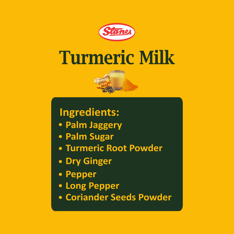 STANES Turmeric Milk Mix 250 g | Pack of 1 | Total 250 g