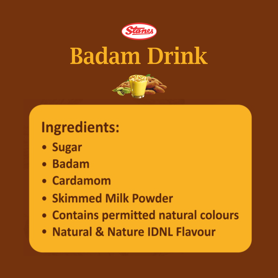 STANES Badam Drink 250 g | Pack of 1 | Total 250 g