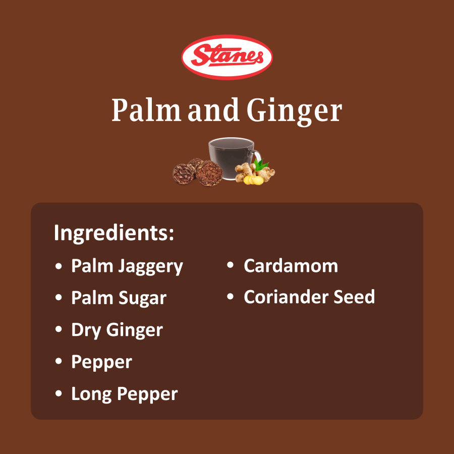 STANES Palm 'n' Ginger 250 g | Pack of 1 | Total 250 g