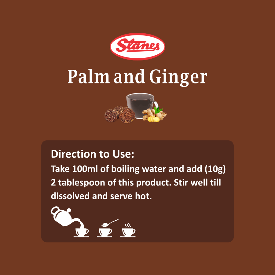 STANES Palm 'n' Ginger 250 g | Pack of 1 | Total 250 g