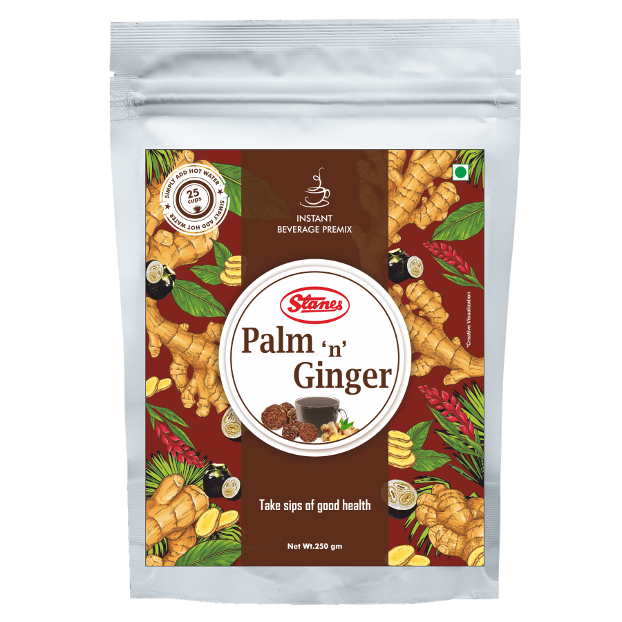 STANES Palm 'n' Ginger 250 g | Pack of 1 | Total 250 g