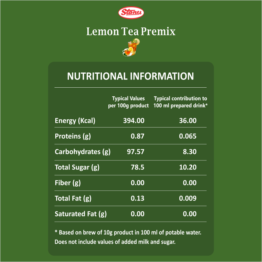 STANES Lemon Tea Premix 250 g | Pack of 1 | Total 250 g
