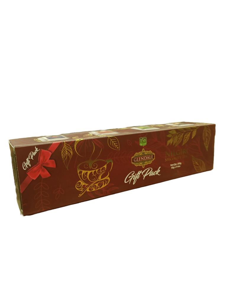 GLENDALE Gift Pack | 50 g x 4 Tins | Total 200 g | Pack of 1 | High Grown Nilgiri Tea