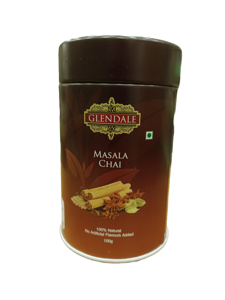 GLENDALE Masala Chai 100 g | Pack of 1 | Total 100 g | High Grown Nilgiri Tea | 100 % Natural | No Artificial Flavours Added