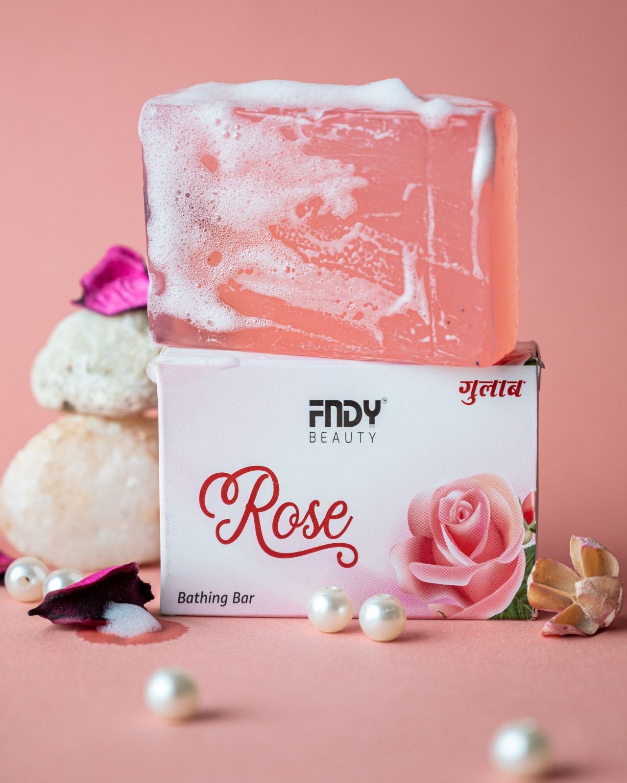 FNDY Rose Bathing Soap 100  gm