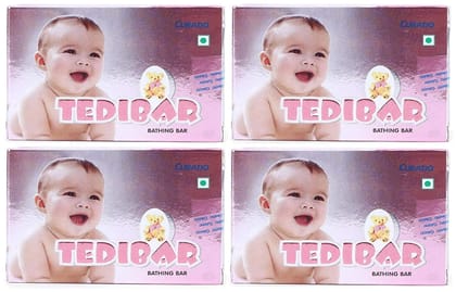 CURATIO Tedibar Baby Bathing Bar, 75 gm