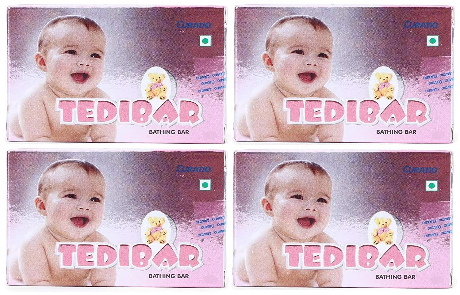 CURATIO Tedibar Baby Bathing Bar, 75 gm