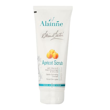 Alainne Skin Satin Apricot Face & Body Scrub 200g