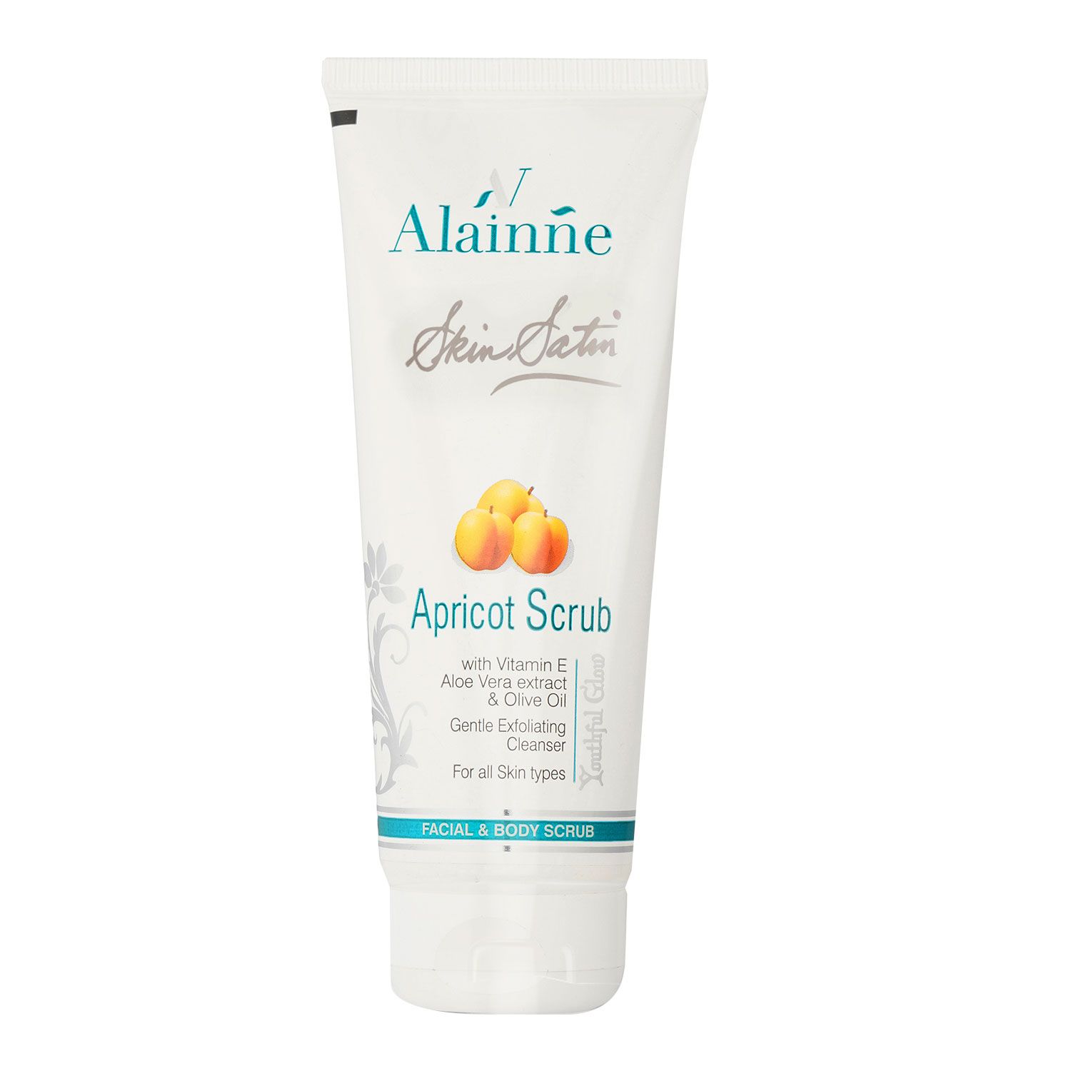 Alainne Skin Satin Apricot Face & Body Scrub 200g