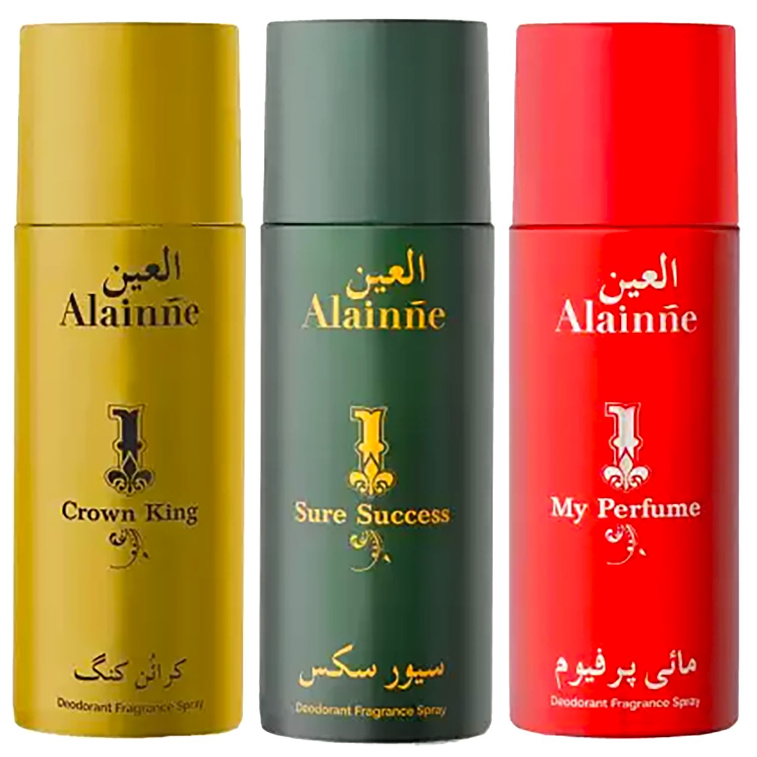 Alainne Crown King  Deodorant (Pack of 3)