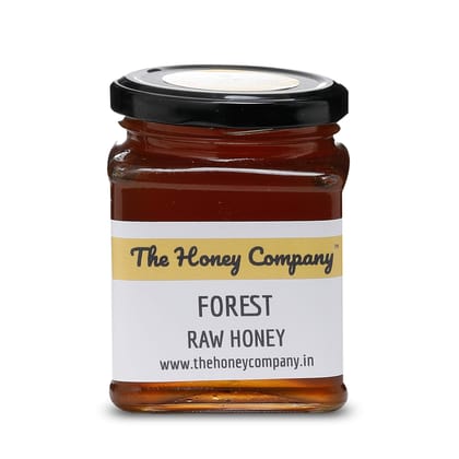 The Honey Company Forest Raw Honey 350g 100% Pure, Natural Raw Unprocessed Unheated Unpasteurised Unfiltered