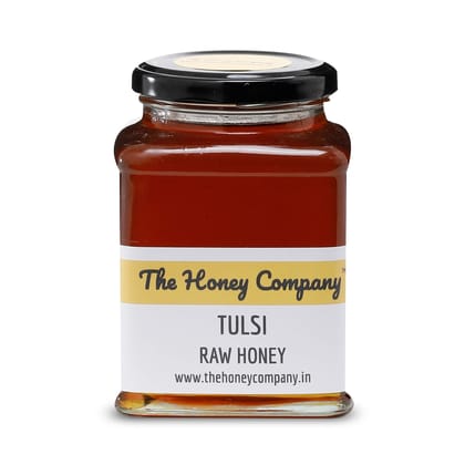 The Honey Company Tulsi Raw Honey 1 KG 100% Pure Natural Raw Unprocessed Unheated Unpasteurised Unfiltered