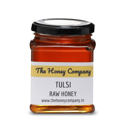 The Honey Company Tulsi Raw Honey 350g 100% Pure Natural Raw Unprocessed Unheated Unpasteurised Unfiltered