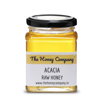 The Honey Company Acacia Raw Honey (Black Locust Tree) 350g 100% Pure Natural Raw Unprocessed Unheated Unpasteurised Unfiltered