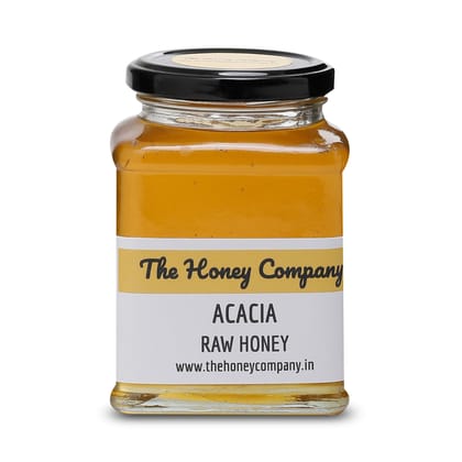 The Honey Company Acacia Raw Honey (Black Locust Tree) 550g 100% Pure Natural Raw Unprocessed Unheated Unpasteurised Unfiltered