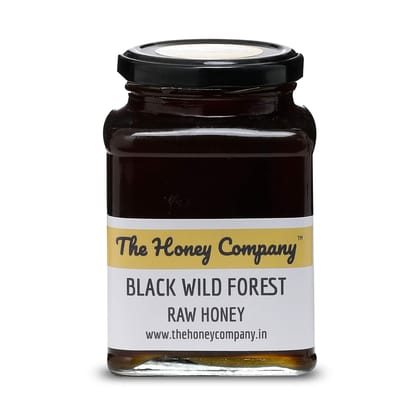 The Honey Company Black Wild Forest Raw Honey 550g 100% Pure Natural Raw Unprocessed Unheated Unpasteurised Unfiltered