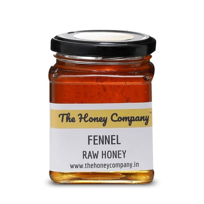 The Honey Company Fennel Raw Honey 350g 100% Pure Natural Raw Unprocessed Unheated Unpasteurised Unfiltered
