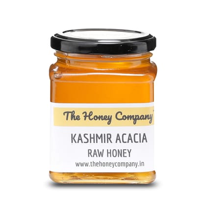 The Honey Company Kashmir Acacia Raw Honey 350g 100% Pure Natural Raw Unprocessed Unheated Unpasteurised Unfiltered