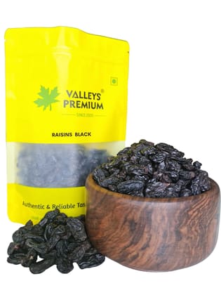 Valleys Premium Afghani Black Seedless Raisins 800 Grams