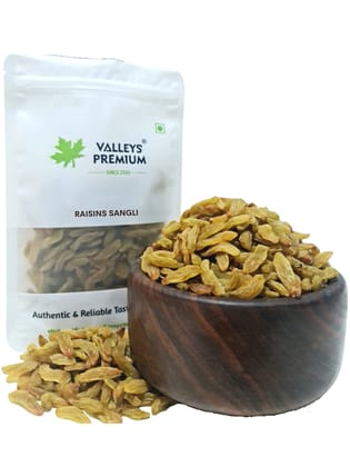 Valleys Premium Sangli Green Raisins 400 Grams