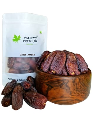 Valleys Premium Saudi Arabian Jumbo Amber Dates 400 Grams