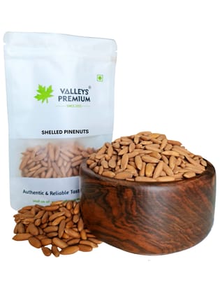 Valleys Premium Shelled Pinenuts 250 Grams (CHILGOZA)