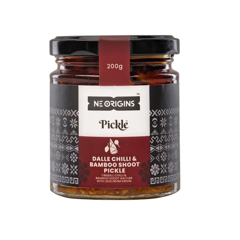NEOrigins Bamboo Shoot Pickle with Dalle Chilli, 200g