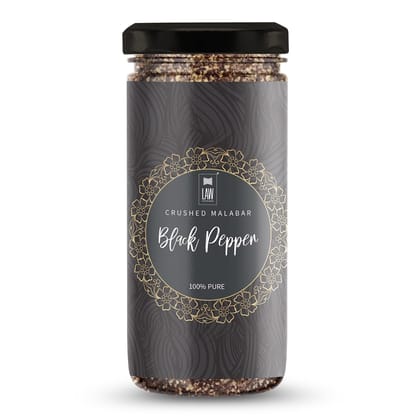 Crushed Malabar Pepper /Medium Ground Pepper (काली मिर्च) (Organically Grown, Single Origin & Homestead Produce) – 100 gm