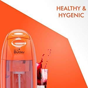 Mr. Butler Italia Soda Maker Orange - 2 Cylinder Pack