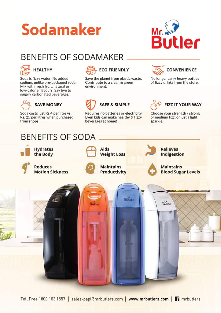 Mr. Butler Sodamaker with Syrup 250ml