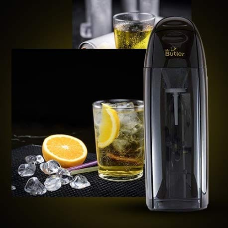 Mr. Butler Fizz Master Sodamaker Starter Kit (Black)