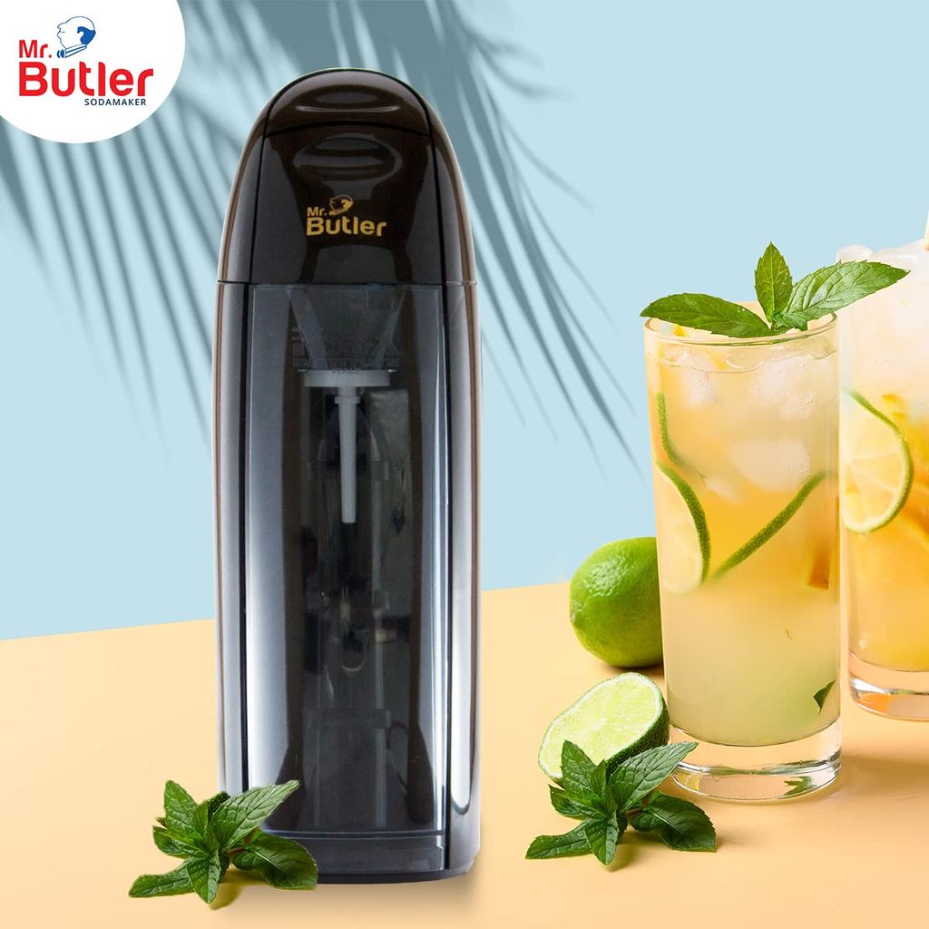 Mr. Butler Fizz Master Sodamaker Starter Kit (Black)