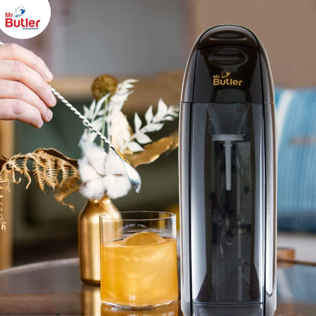 Mr. Butler Fizz Master Sodamaker Starter Kit (Black)