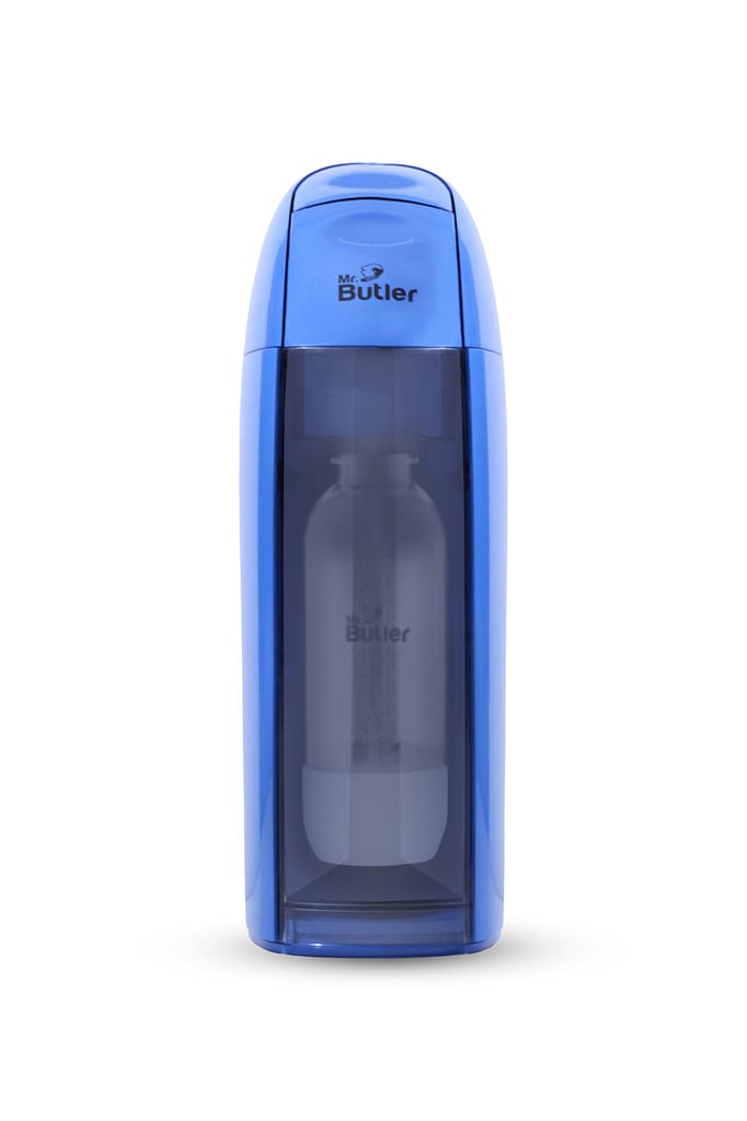 Mr. Butler Italia Soda Maker Lion Blue - Single Cylinder Pack