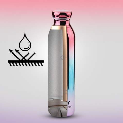 Mr. Butler Thermosteel Bottle 600 ml, Fusion, Vacuum Insulated, Cold/Hot, Multicolour