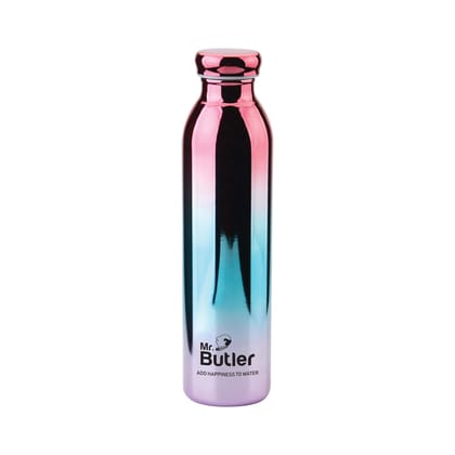 Mr. Butler Thermosteel Bottle 600 ml, Fusion, Vacuum Insulated, Cold/Hot, Multicolour