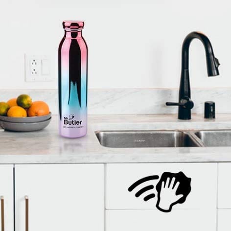 Mr. Butler Thermosteel Bottle 600 ml, Fusion, Vacuum Insulated, Cold/Hot, Multicolour