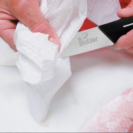 Mr. Butler Premium High-Carbon Stainless Steel Multi Utility Knife, Corrosion Resistant, Silver