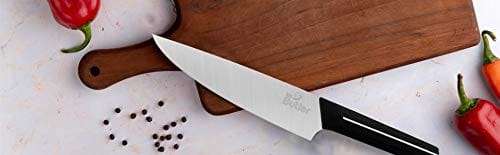 Mr. Butler Premium High-Carbon Stainless Steel Chef Knife, Corrosion Resistant, Silver
