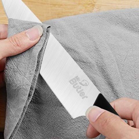 Mr. Butler Premium High-Carbon Stainless Steel Chef Knife, Corrosion Resistant, Silver