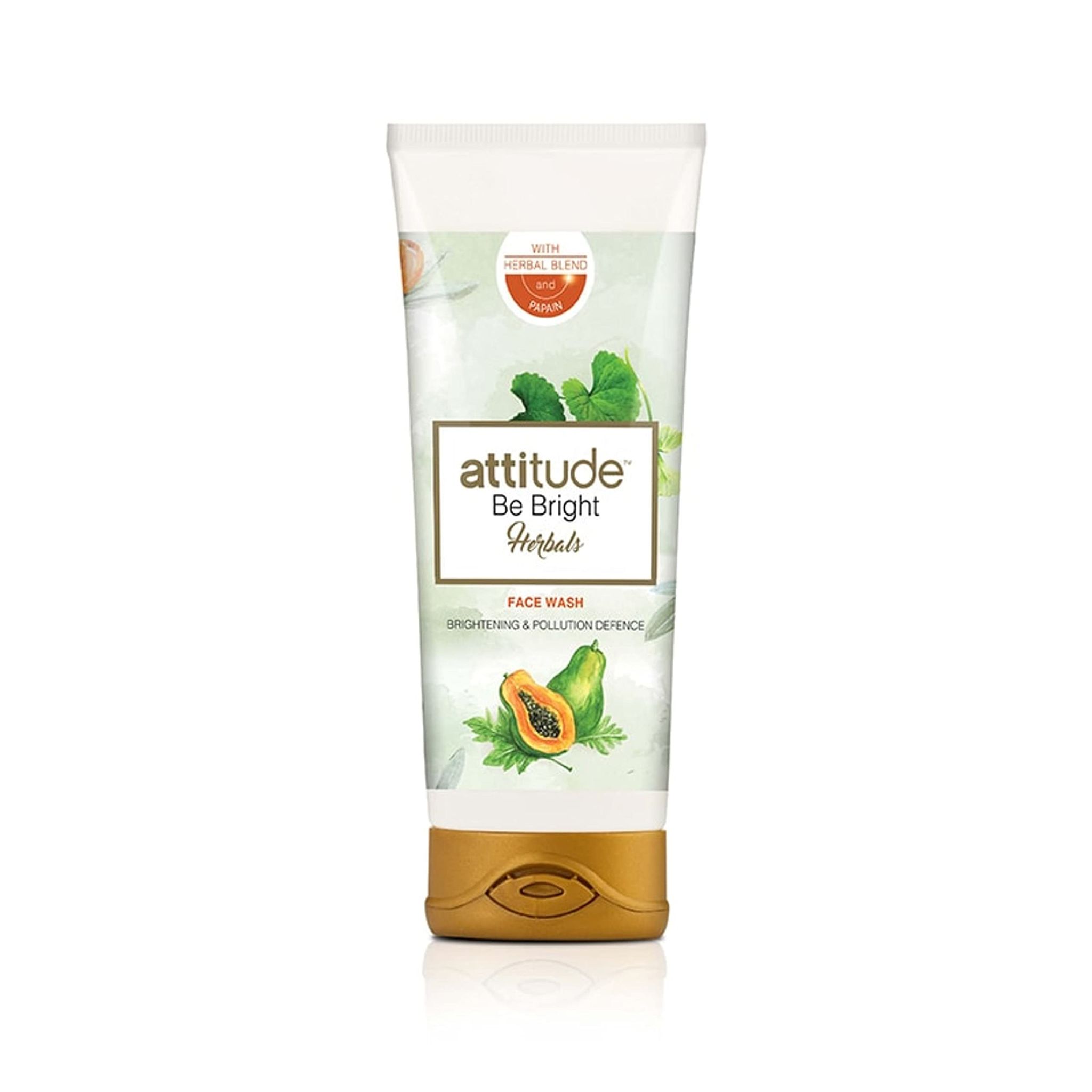  Attitude Be Bright Herbals Face Wash, 100ml Pack